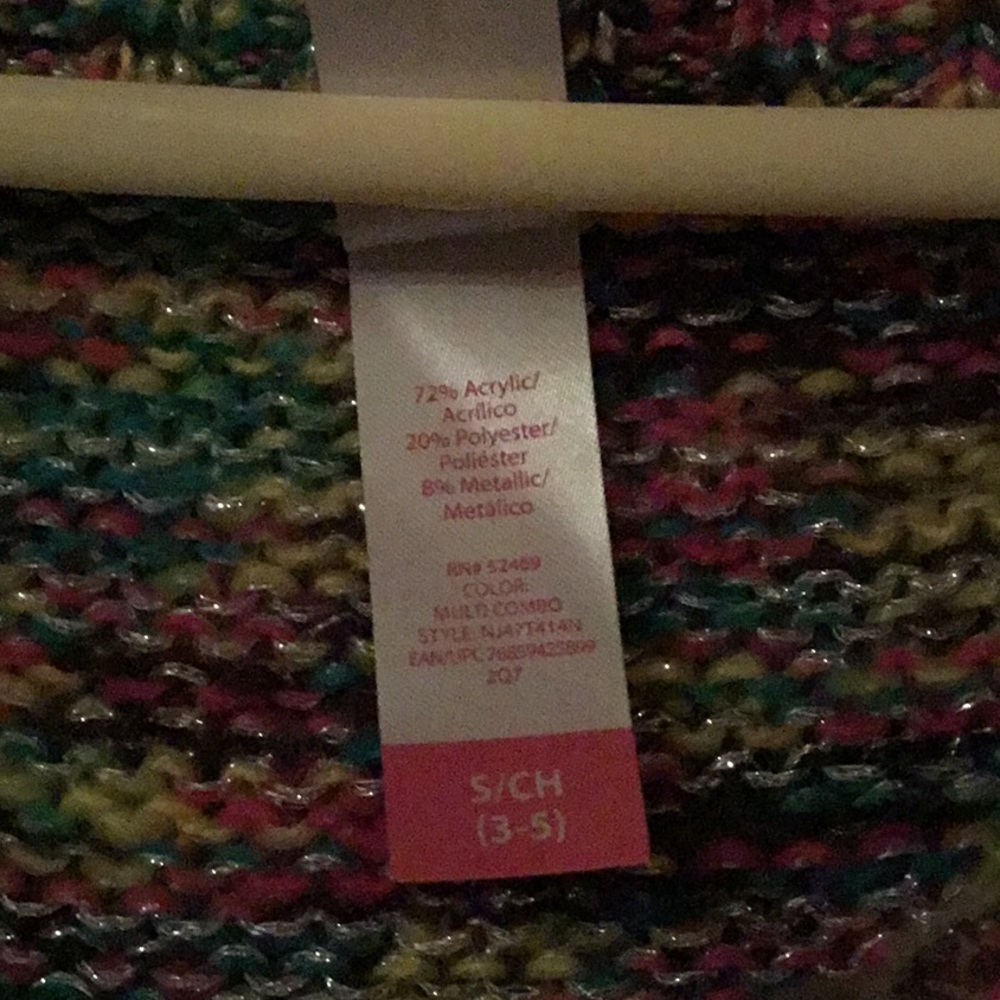 Multi colored sweater - Picture 3 of 4